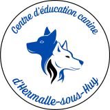 logo du centre d'éducation canine de hermall-sous-huy logo cech